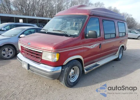 1996 Ford Econoline E150 Van z USA, uszkodzony, nr VIN 1FDEE14H0THA39346